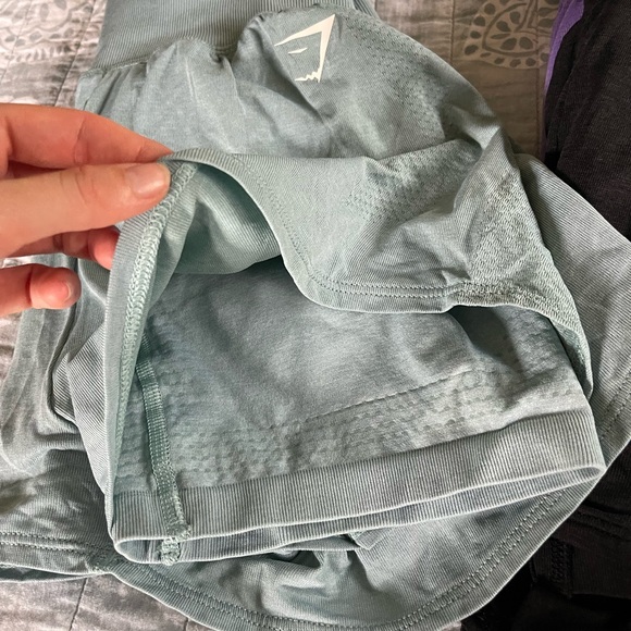 Gymshark 2 in 1 shorts (set of 3) 🖤🩵💜 - Picture 3 of 7